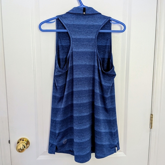 PUMA Racerback Sleeveless Golf Polo – Heathered Blue, Women’s Size M #99 - Picture 3 of 5